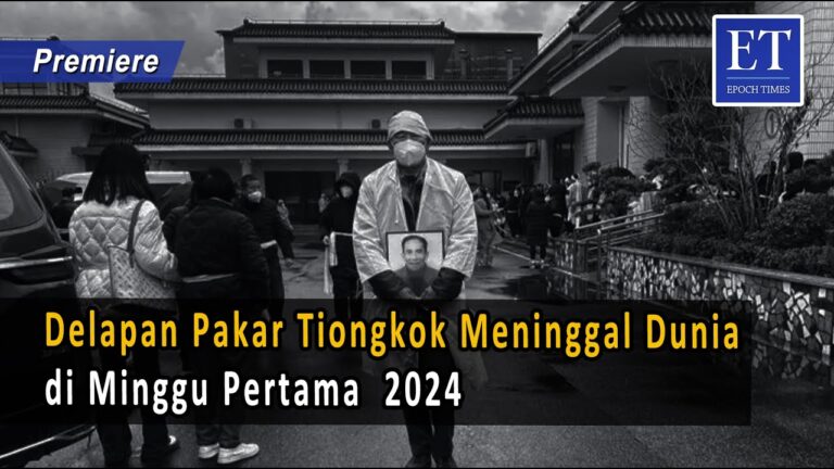 Delapan Pakar Tiongkok Meninggal Dunia di Minggu Pertama 2024