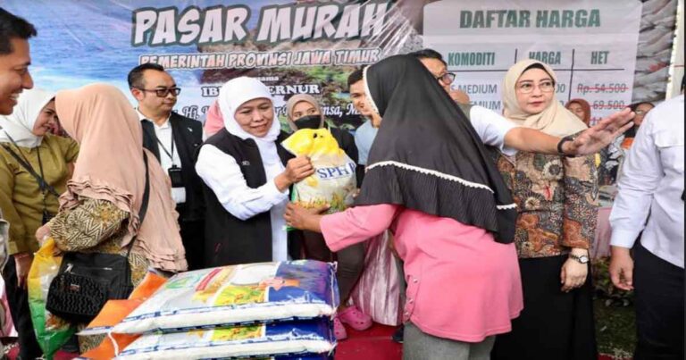 Kendalikan Inflasi,  Pemprov Jawa Timur Terus Gencarkan Pasar Murah di Berbagai Daerah