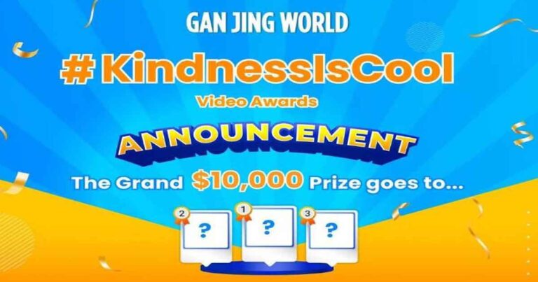 Gan Jing World Mengumumkan Pemenang Penghargaan Tema “Kindness is Cool”