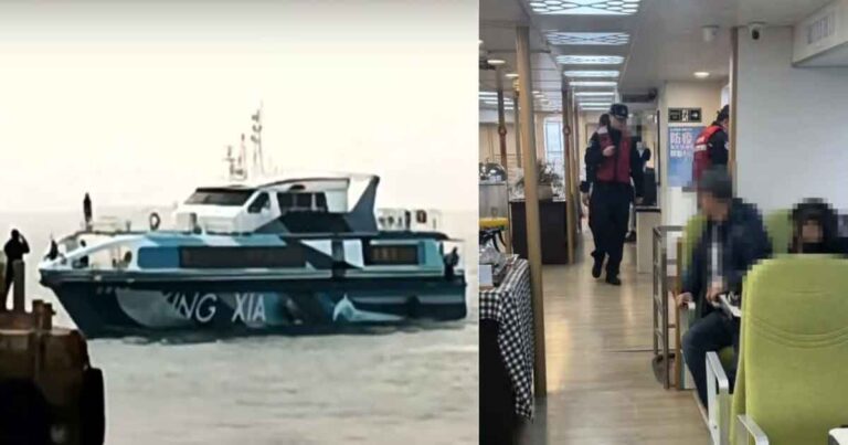 Kapal Ferry Taiwan Secara Paksa Dinaiki dan Diperiksa Penjaga Pantai Tiongkok