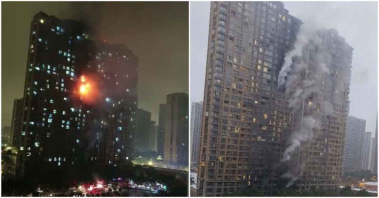 Apartemen di Nanjing, Tiongkok Dilanda Kebakaran Hebat, 15 Orang Tewas dan Melukai 44 Orang, Korban Selamat Menggambarkan Proses Penyelamatan Diri
