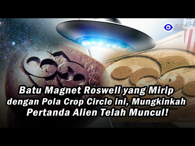 Batu Magnet Roswell yang Mirip dengan Pola Crop Circle ini…Mungkinkah Pertanda Alien Telah Muncul!