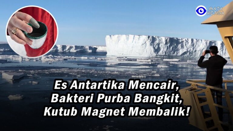 Bencana Besar Akan Menimpa? Es Antartika Mencair, Bakteri Purba Bangkit, Kutub Magnet Membalik