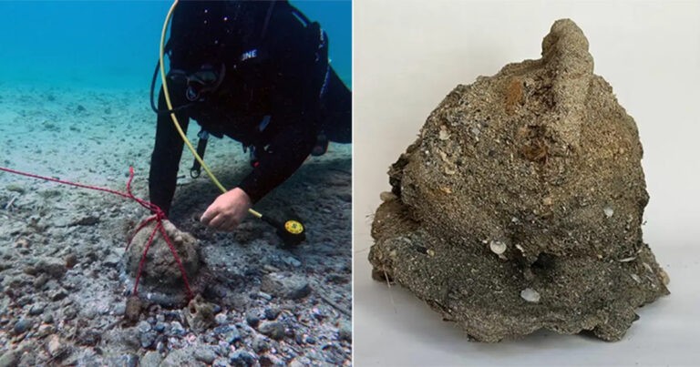 Batuan Aneh yang Ditemukan di Laut oleh Arkeolog Ternyata Perlengkapan Perang Kuno