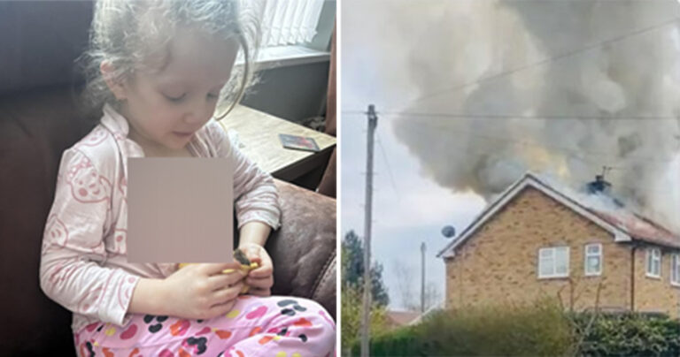 Gadis Enam Tahun Menyelamatkan Seluruh Keluarganya dari Kebakaran Rumah yang Menghancurkan