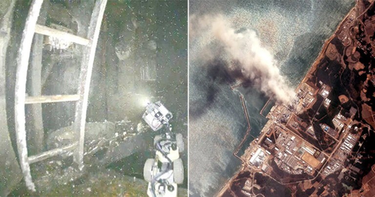 Gambar Pertama dari Dalam Reruntuhan Reaktor Nuklir Fukushima Menunjukkan Formasi ‘Seperti Es’