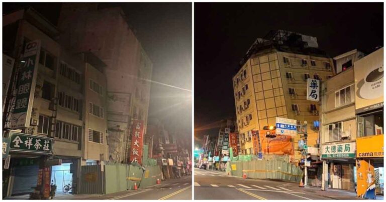 Belasan Gempa Bumi dengan Kekuatan Terbesar Magnitudo 6,3  Terjadi di Hualien Taiwan Dini Hari 24 April