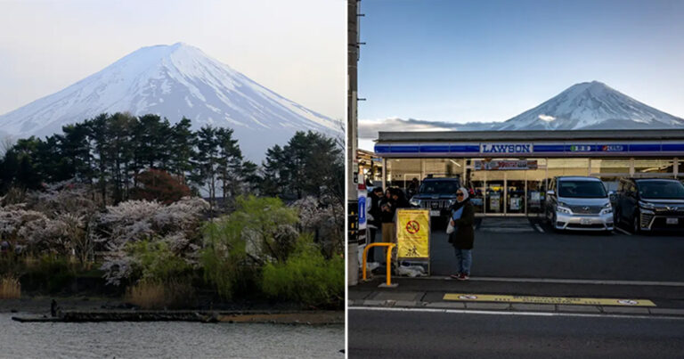Kota di Jepang Memasang Penghalang Pemandangan Gunung Fuji untuk Menghalangi Wisatawan Mengambil Foto Selfie