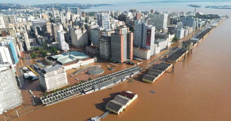 83 Orang Tewas Akibat Hujan Lebat di Brasil Selatan, 6 Bendungan Terancam Runtuh Hingga Berdampak pada 850.000 Jiwa