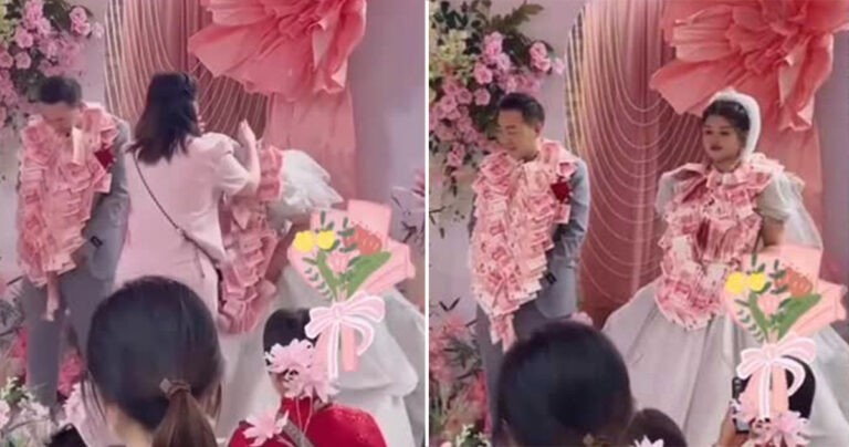 Kakak Perempuan dan Suaminya Memberikan Buket Uang Tunai Senilai Hampur RP 360 Juta kepada Adik Laki-laki yang Menikah