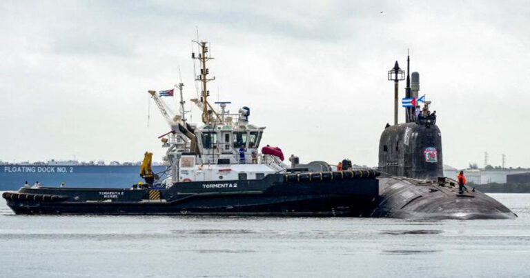 Kapal Angkatan Laut Rusia Melakukan Latihan Serangan di Samudra Atlantik Sebelum Tiba di Kuba