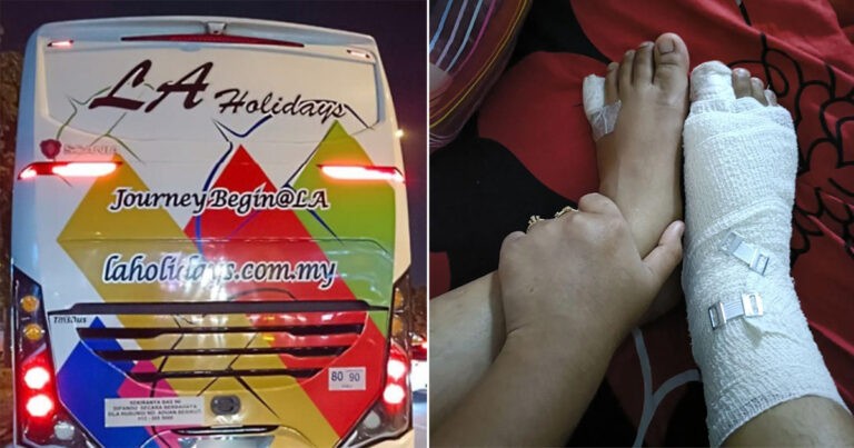 Wanita Malaysia Terseret di Sepanjang Jalan Setelah Terjebak di Kompartemen Bagasi Bus