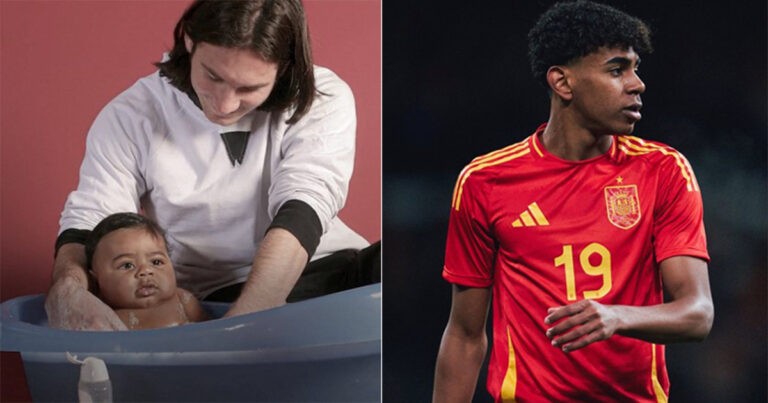 Foto Ini Seperti Menggambarkan Messi Mentransfer ‘Kekuatan Magisnya’ kepada Prodigy Lamine Yamal