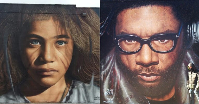 Potret Grafiti Ultra-Realistis Jorit Agoch
