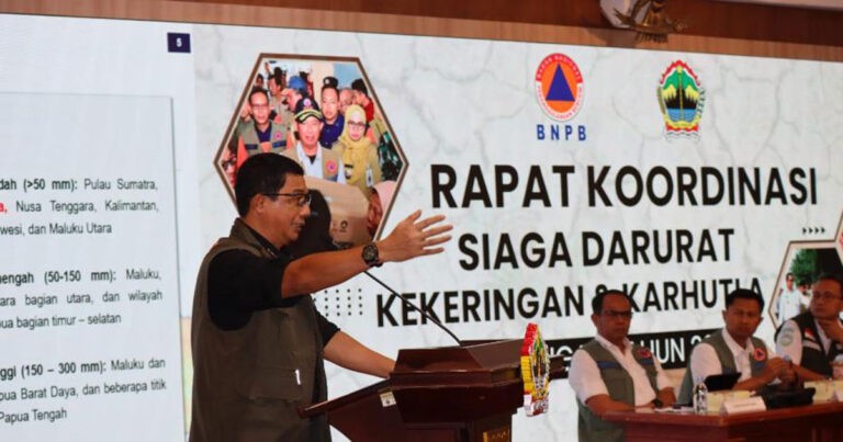 Antisipasi Dampak Kemarau, BNPB Siapkan Langkah Pencegahan Kekeringan dan Karhutla di Jawa Tengah