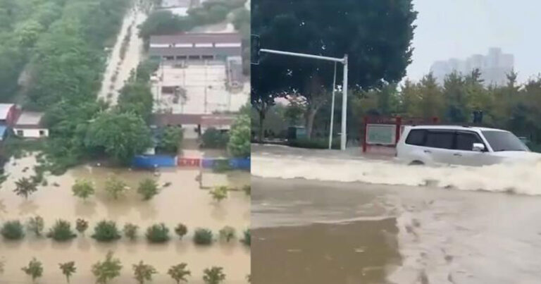 Pintu Air Waduk Hunan Dibuka Hingga Merendam Desa-desa dan Kota-kota, Warga Mengalami Kerugian Besar 