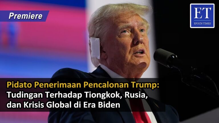 Pidato Pencalonan Trump: Tudingan terhadap Tiongkok, Rusia, dan Krisis Global di Era Biden