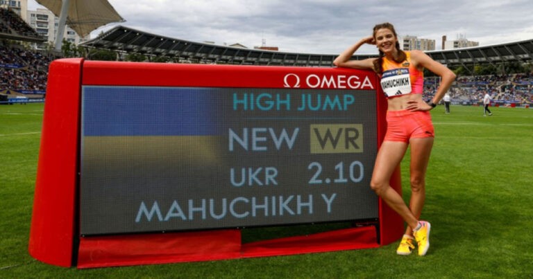 Pelompat Tinggi Wanita Ukraina Mengukir Rekor Dunia Baru dengan Lompatan 2,10 Meter