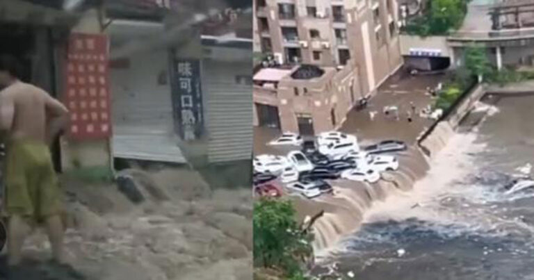 Banjir Besar di Liaoning, Tiongkok, Ribuan Orang Dievakuasi Hingga Beberapa Desa di Huludao Terputus Komunikasi