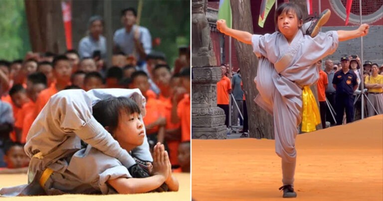 Gadis Berusia 9 Tahun yang Sangat Terampil Memukau Penonton di World Shaolin Kung Fu Games