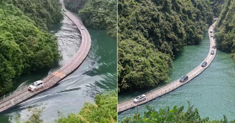 Jembatan Terapung Shiziguan, Keajaiban Teknik yang Mengerikan