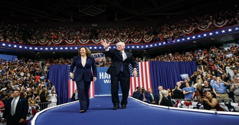 Pilpres AS 2024 : Capres Demokrat Kamala Harris Memilih Gubernur Minnesota Tim Walz sebagai Cawapresnya