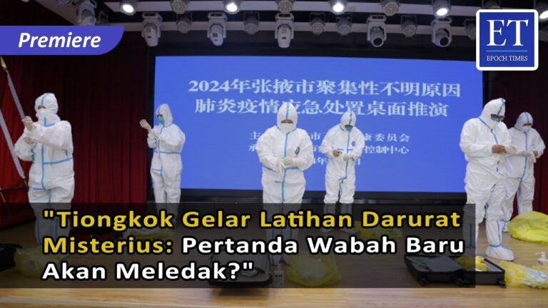 “Tiongkok Gelar Latihan Darurat Misterius: Pertanda Wabah Baru Akan Meledak?”