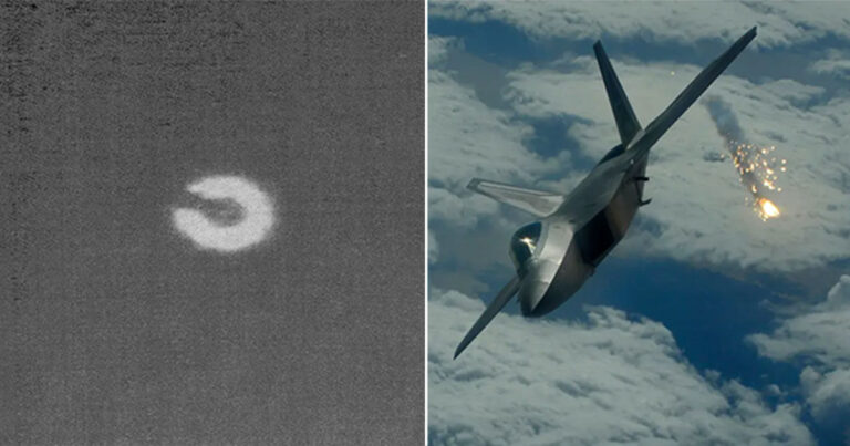Foto Baru Menunjukkan UFO Melayang di Langit Kanada Sebelum Ditembak Jatuh oleh Jet Tempur AS