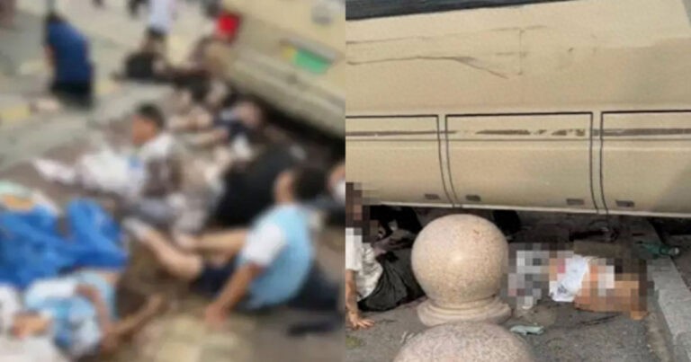 Kecelakaan di Depan Sekolah Menengah Tiongkok : 24 Korban Tewas dan Terluka, Situasi di Lokasi Kejadian Mendebarkan  