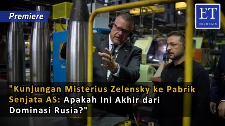 “Kunjungan Misterius Zelensky ke Pabrik Senjata AS: Apakah Ini Akhir dari Dominasi Rusia?”