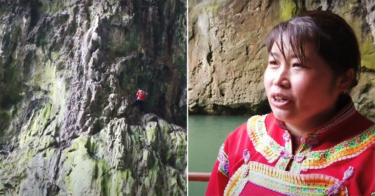 Temui ‘Wanita Laba-laba’ Tiongkok yang Memanjat Tebing Setinggi 108 Meter Tanpa Peralatan Keselamatan