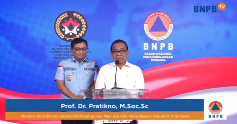Pemerintah Dorong Respon Cepat Pascaerupsi Gunung Lewotobi Laki-Laki