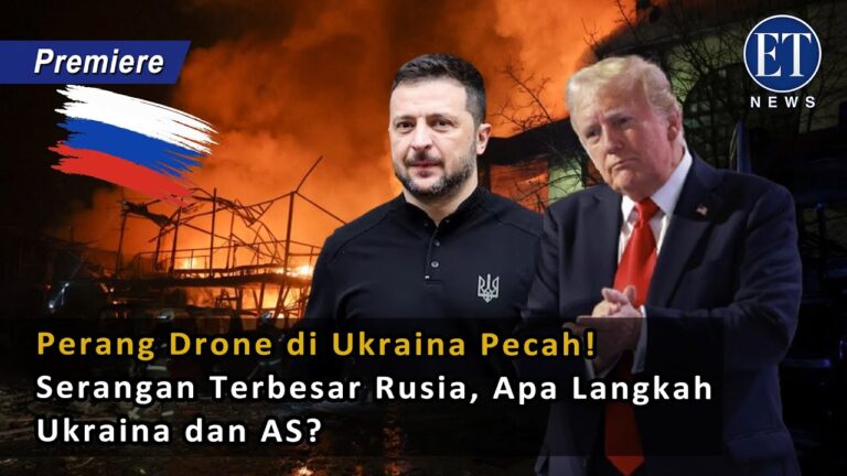 Perang Drone di Ukraina Pecah! Serangan Terbesar Rusia, Apa Langkah Ukraina dan AS?