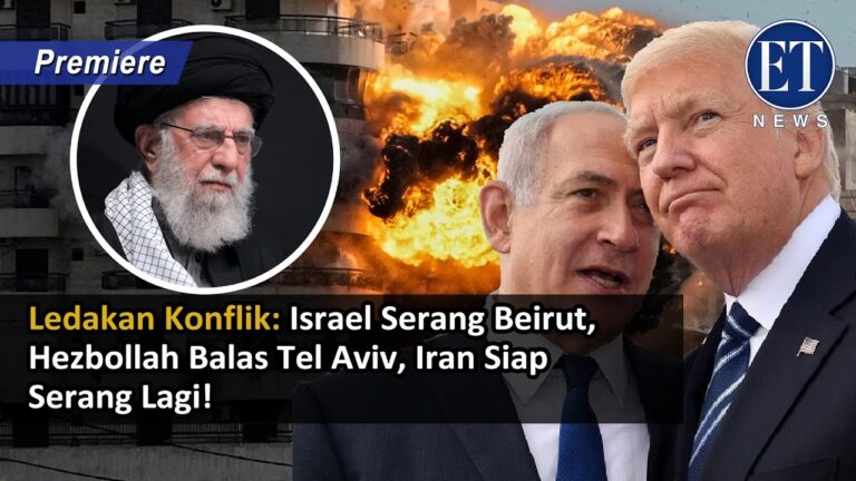Ledakan Konflik: Israel Serang Beirut, Hezbollah Balas Tel Aviv, Iran Siap Serang Lagi!