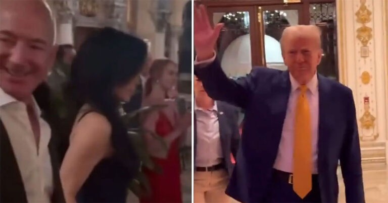 Jeff Bezos Terlihat Makan Malam dengan Trump di Mar-a-Lago