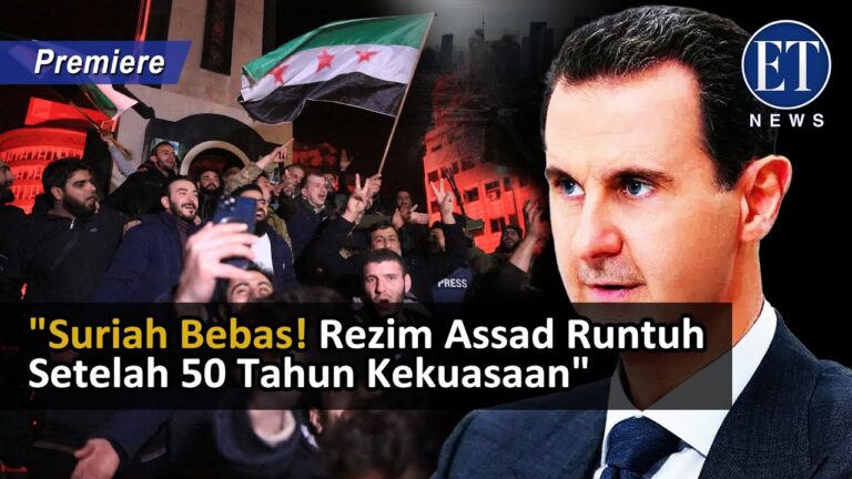 “Suriah Bebas! Rezim Assad Runtuh setelah 50 Tahun Kekuasaan”