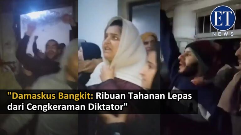 “Damaskus Bangkit: Ribuan Tahanan Lepas dari Cengkeraman Diktator”