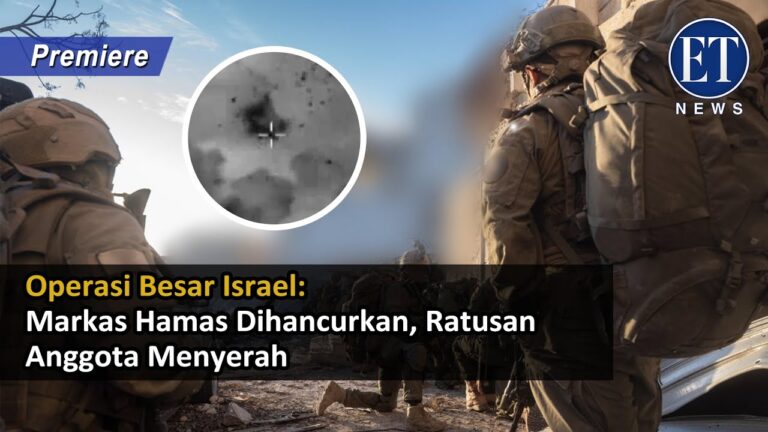 Operasi Besar Israel: Markas Hamas Dihancurkan, Ratusan Anggota Menyerah