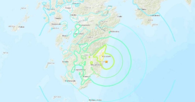 Gempa Magnitudo 6,9 Guncang Pulau Kyushu Jepang, Picu Peringatan Tsunami
