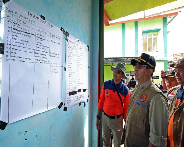 Kepala BNPB Kunjungi Lokasi Banjir dan Longsor di  Pekalongan, Arahkan Penanganan Darurat Hingga Rehabilitasi dan Rekonstruksi