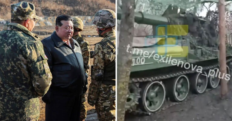 Senjata Besar Korea Utara Terlihat di Garis Depan Rusia di Ukraina