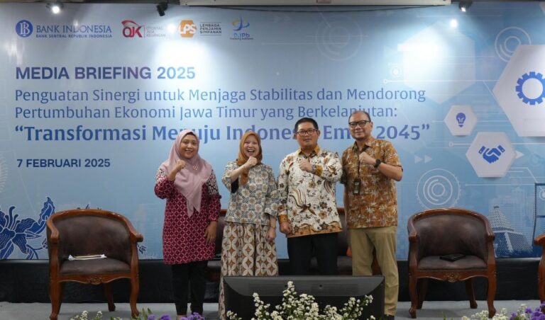 Ekonomi Jawa Timur Tetap Stabil, Sinergi BI, OJK, Kementerian Keuangan, dan LPS Dorong Pertumbuhan Berkelanjutan