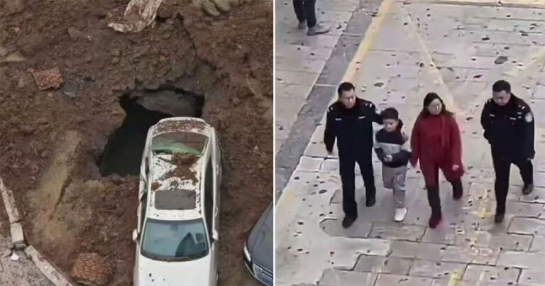 Bocah di Tiongkok Melempar Petasan ke Tangki Septik, Menyebabkan Ledakan yang Membalikkan Mobil