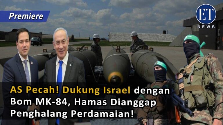 AS Pecah! Dukung Israel dengan Bom MK-84, Hamas Dianggap Penghalang Perdamaian!