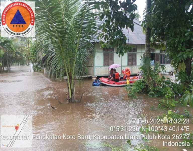 Banjir Melanda Sumatera Barat dan Riau, Rumah Warga Terdampak Hingga Gagal Panen