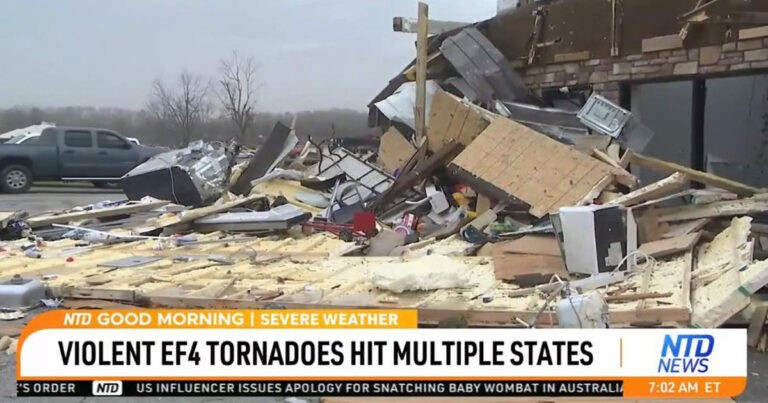 Lebih dari 40 Tornado Menerjang 8 Negara Bagian di AS, 34 Orang Tewas