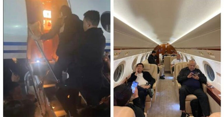 Duterte Dikawal ke Dalam Pesawat, Putrinya : “Dia Akan Dikirim ke Den Haag”