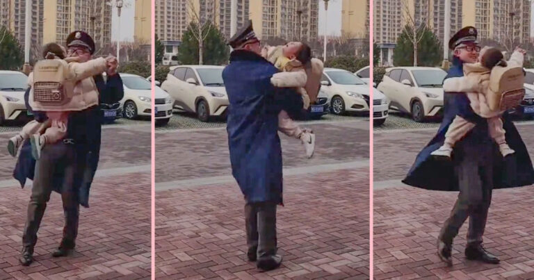 Jutaan Orang Memuji Penjaga Taman Kanak-kanak di Tiongkok Karena Berdansa untuk Menghibur Seorang Gadis yang Kesal Karena Ibunya Terlambat Menjemputnya