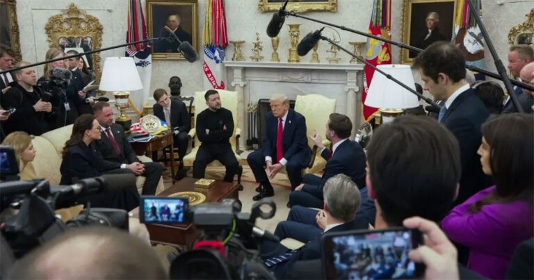 Reporter Media Pemerintah Rusia Menyusup ke Ruang Oval dalam Pertemuan Panas Trump-Zelenskyt Sebelum Diusir oleh Dinas Rahasia