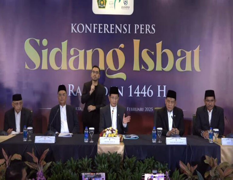 Hasil Sidang Isbat : 1 Ramadan 1446 Hijriah Jatuh pada 1 Maret 2025